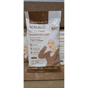 Scrubzz Shampoo Caps No Rinse for Elderly and Bedridden 9 Count